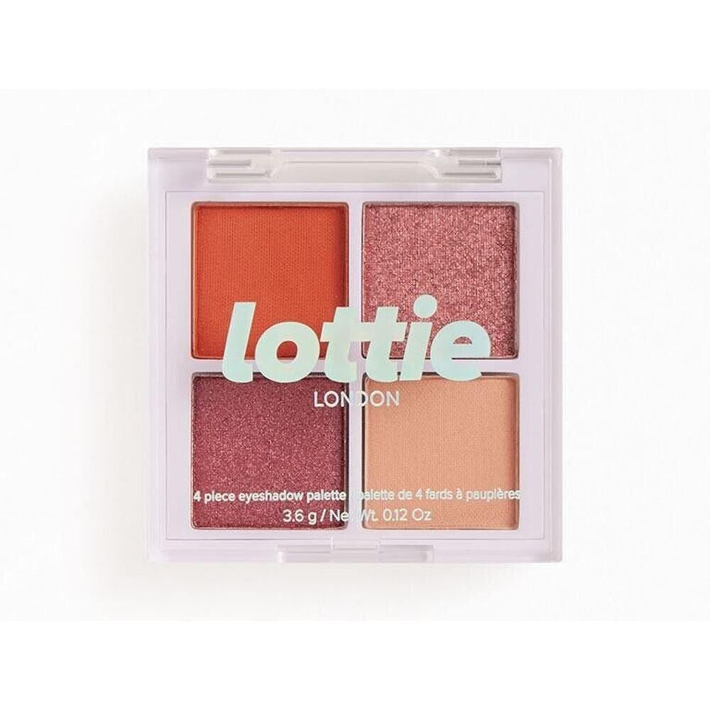 LOTTIE LONDON Eyeshadow Quad The Rusts 3.6 g 0.12oz NEW & Sealed Shimmer & Matte